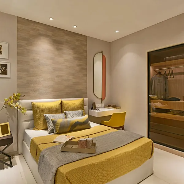Modern living room with TV unit